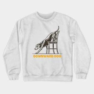 Doggy Downward Dog Crewneck Sweatshirt